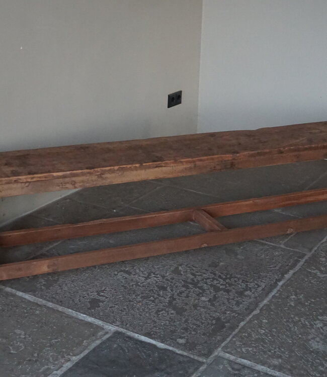 Rene Houtman Eetkamerbank Oud Hout | H45xL200xB30 cm