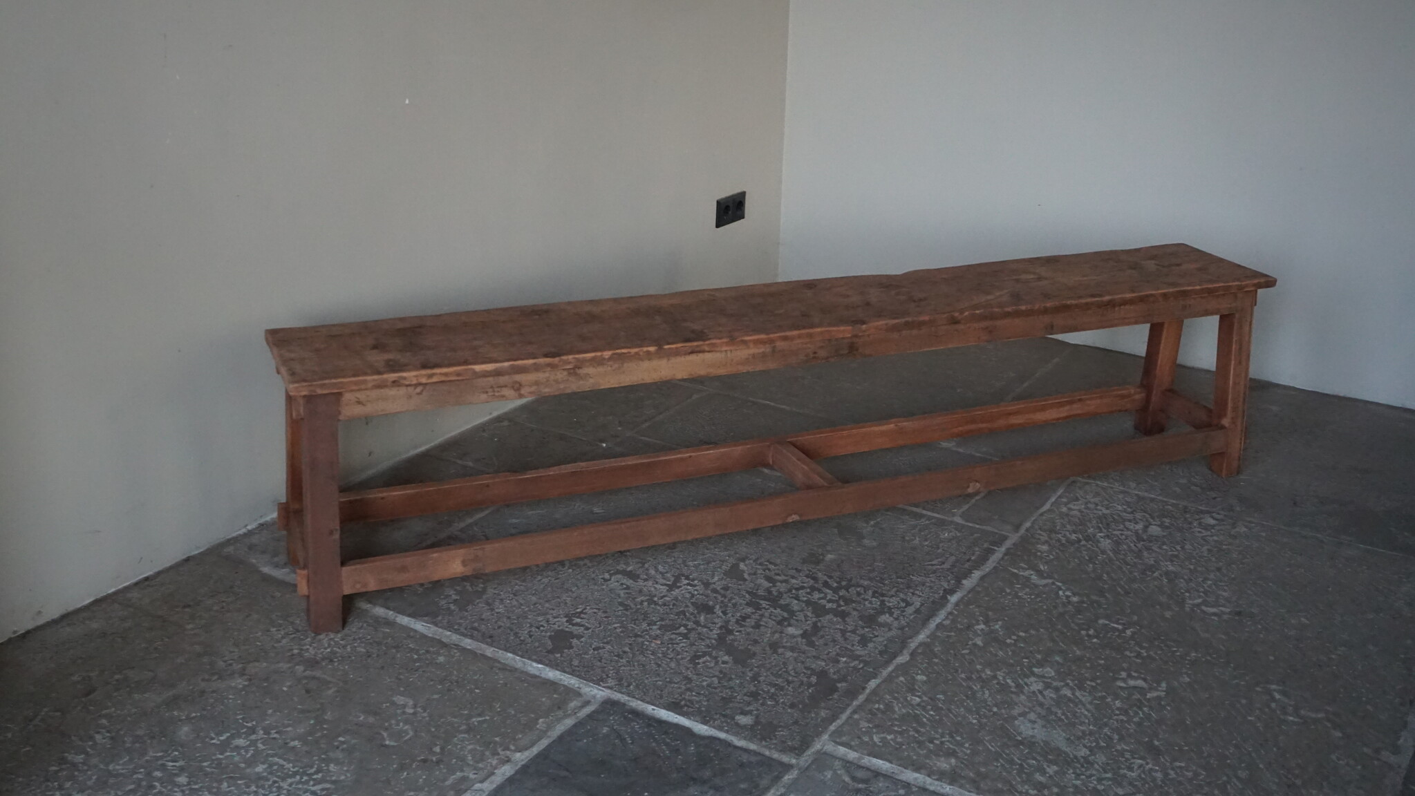 Rene Houtman Eetkamerbank Oud Hout | H45xL200xB30 cm