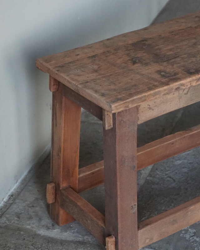 Rene Houtman Eetkamerbank Oud Hout | H45xL200xB30 cm