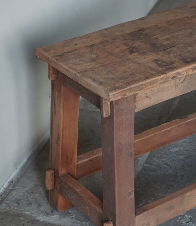 Rene Houtman Eetkamerbank Oud Hout | H45xL200xB30 cm