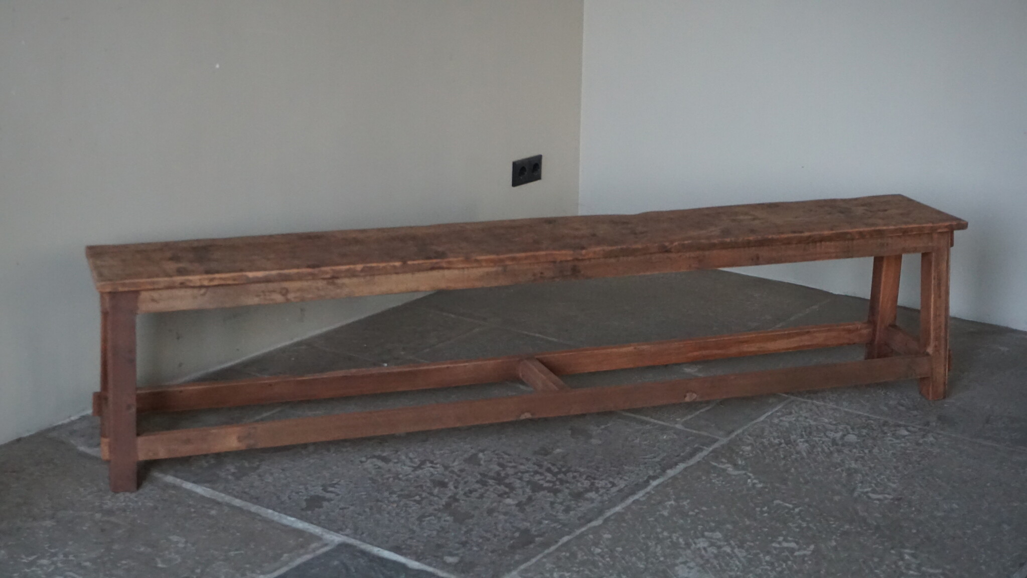 Rene Houtman Eetkamerbank Oud Hout | H45xL200xB30 cm