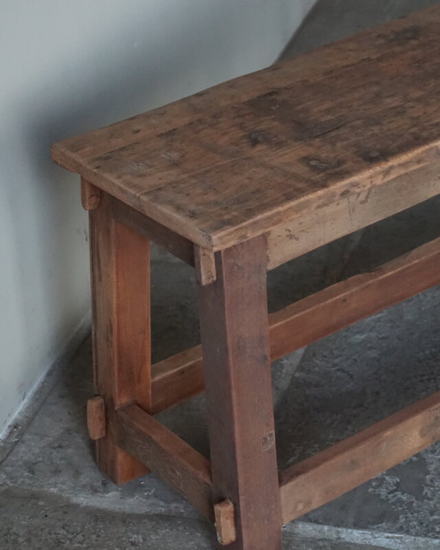 Rene Houtman Eetkamerbank Oud Hout | H45xL200xB30 cm