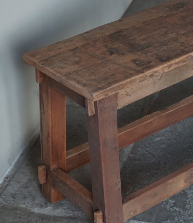 Rene Houtman Eetkamerbank Oud Hout | H45xL200xB30 cm