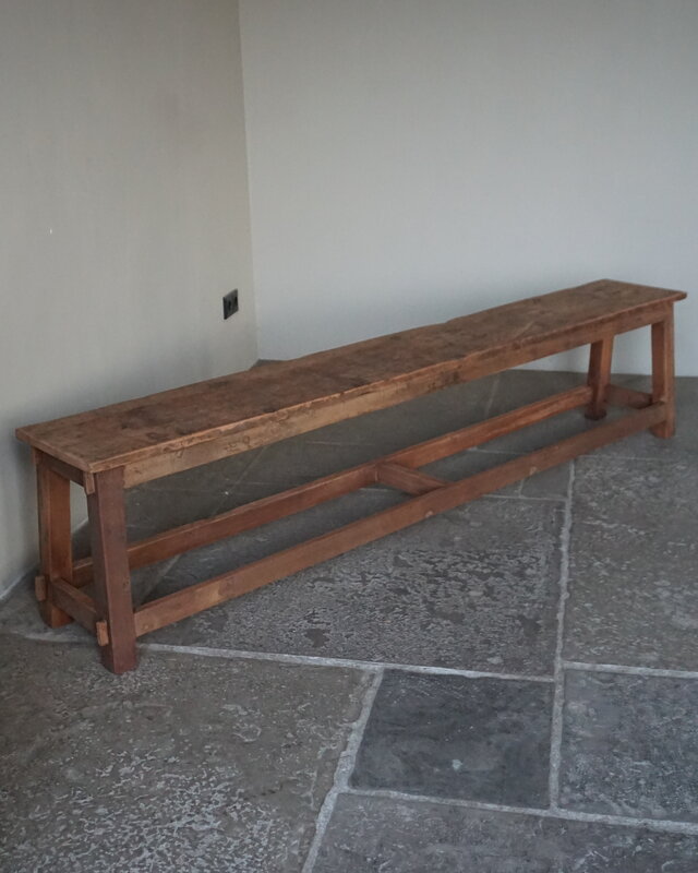 Rene Houtman Eetkamerbank Oud Hout | H45xL200xB30 cm