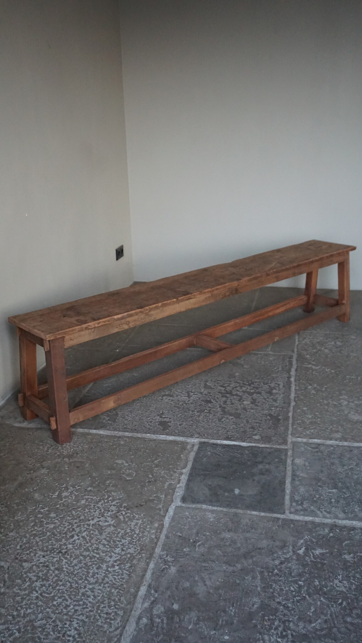 Rene Houtman Eetkamerbank Oud Hout | H45xL200xB30 cm