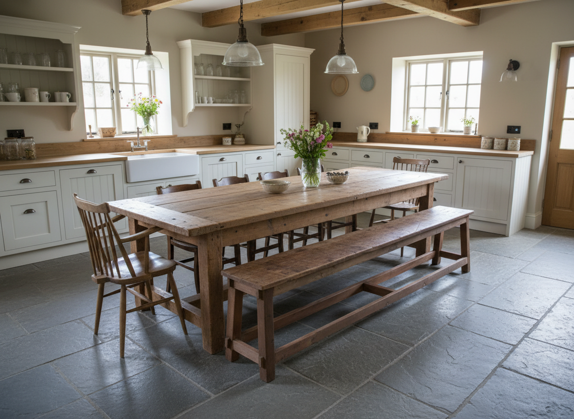 Rene Houtman Eetkamerbank Oud Hout | H45xL200xB30 cm