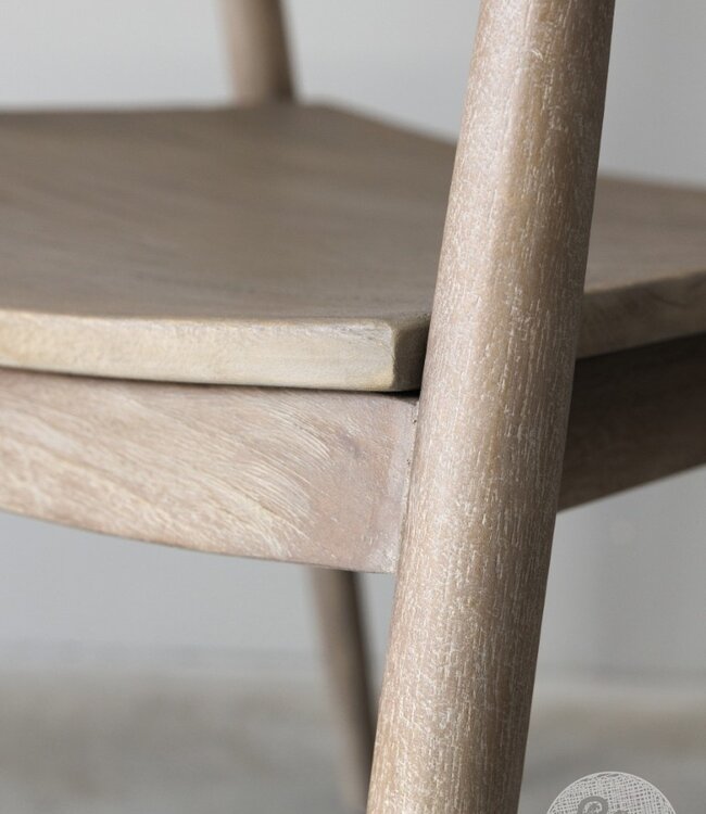 Be-Uniq Armstoel Zira | Teak | H77xB54xD50 Cm Light