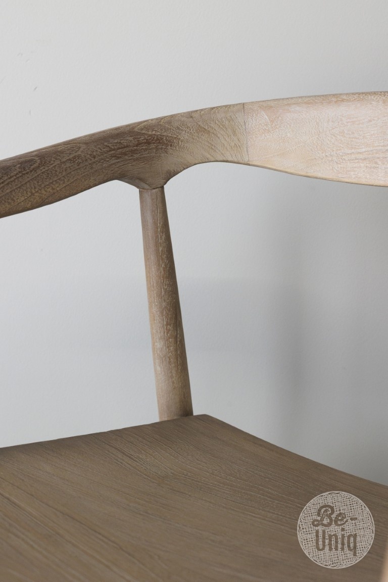 Be-Uniq Armstoel Zira | Teak | H77xB54xD50 Cm Light