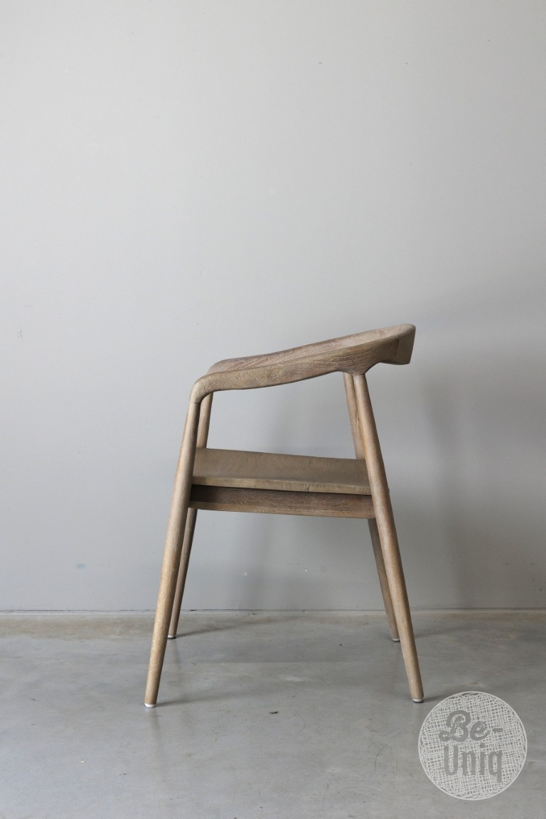 Be-Uniq Armstoel Zira | Teak | H77xB54xD50 Cm Light