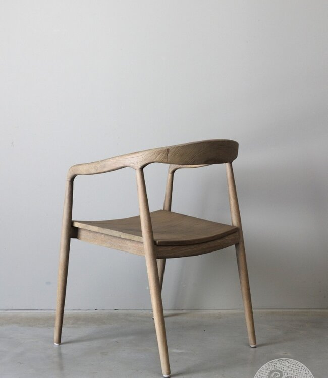 Rene Houtman Armstoel Zira | Teak | H77xB54xD50 Cm Light