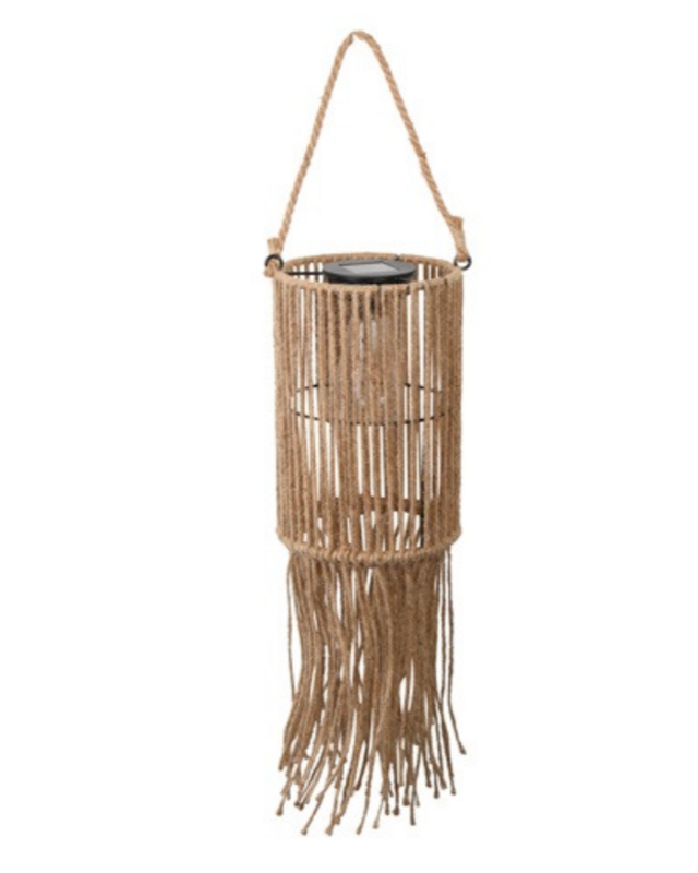 Rene Houtman Hanglamp Solar LED Ci Dagmar Naturel H25xB15.5xL8 Cm