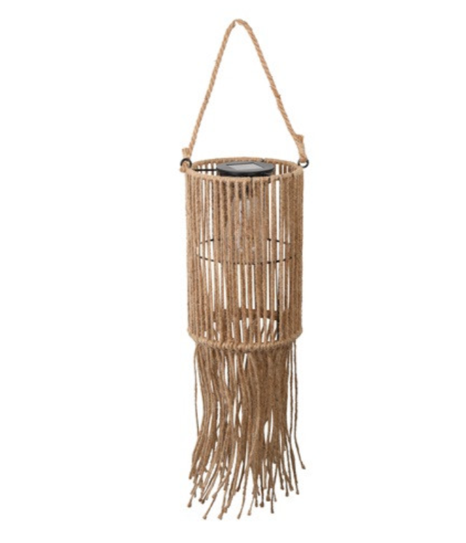 Rene Houtman Hanglamp Solar LED Ci Dagmar Naturel H25xB15.5xL8 Cm