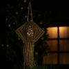 Hanglamp Solar LED Ruit Dagmar Naturel - H21 x B29 x L8 Cm