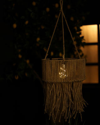 Rene Houtman Solar Hanglamp Janneke L Naturel - H15 x B32 x L32 Cm