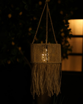 Rene Houtman Solar Hanglamp Janneke S Naturel - H15 x B25 x L25 Cm