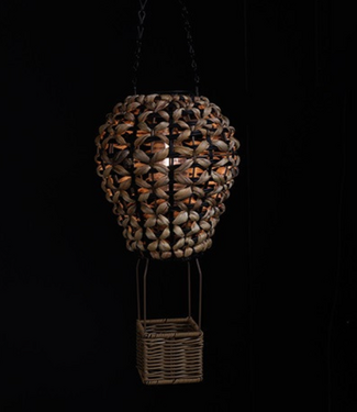 Rene Houtman Solar Luchtballon Brigit S L.bruin - H39xB18.5xL18.5 Cm