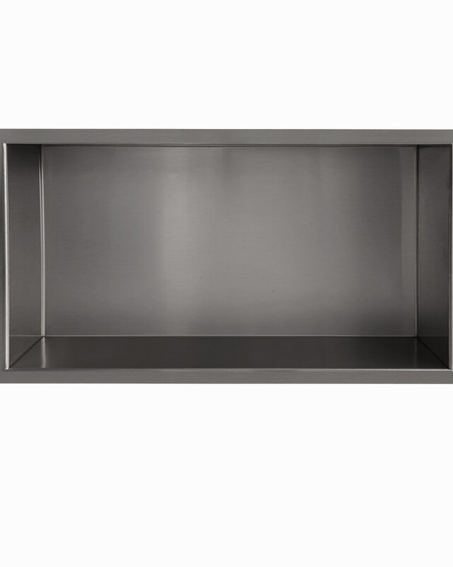 Wiesbaden Demis Inbouwnis | Gunmetal | Kies Maat