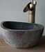 Rene Houtman Kleine Stenen Waskom + Spoelgat | H13 x B27 x D22,5 cm