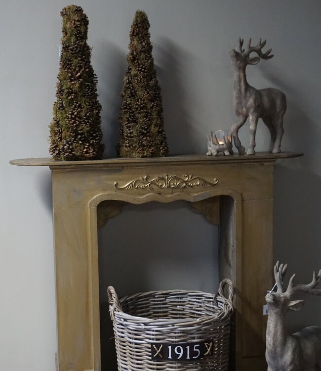 Rene Houtman Houten Schouw | Goudkleurig | H101 x B125 x D28 cm