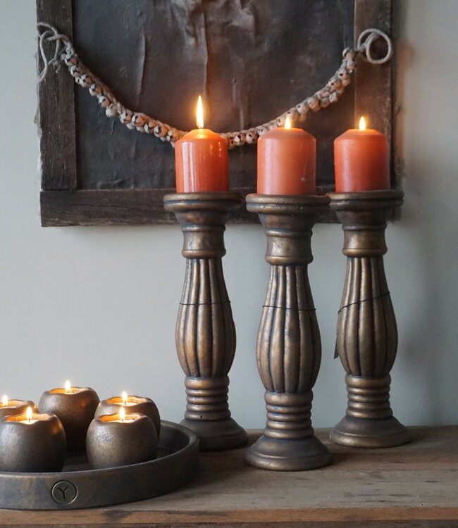 Brynxz Kaarshouder Strepen | Luxury Majestic Gold | H32xD11 cm