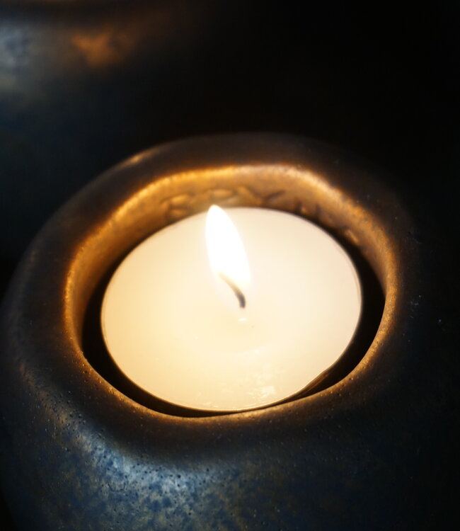 Brynxz Set Van 5 Theelichthouders Op Schaal | Majestic Goud