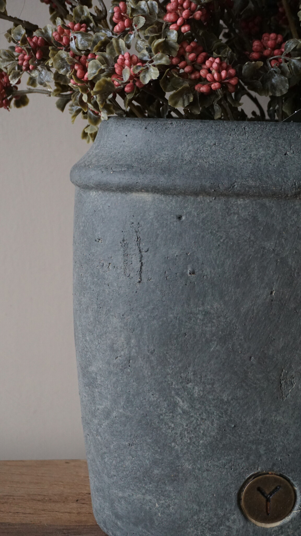 Brynxz Plantenbak Ovaal | Majestic Vintage | H26xB24xD15 cm
