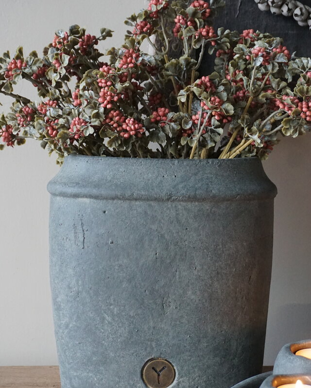 Brynxz Sedum Kunsttak Wild Berry | Roze | H55 cm