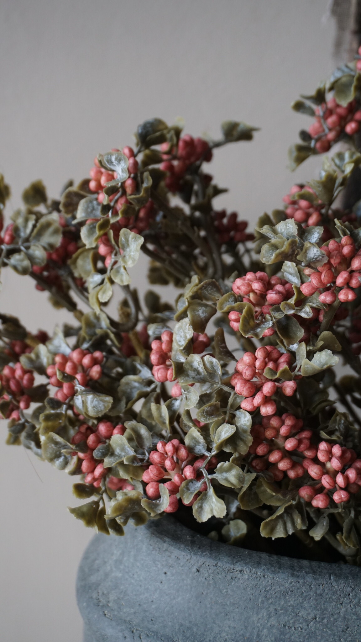 Brynxz Sedum Kunsttak Wild Berry | Roze | H55 cm