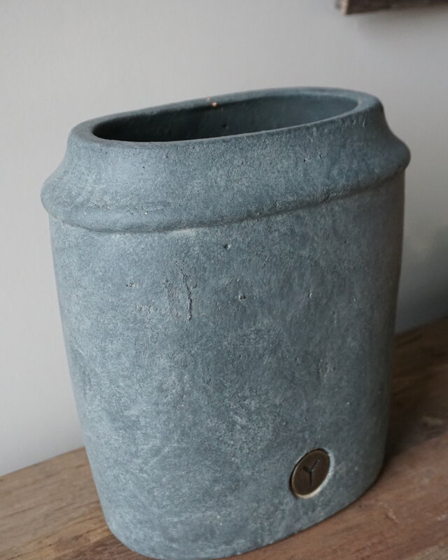 Brynxz Plantenbak Ovaal | Majestic Vintage | H26xB24xD15 cm