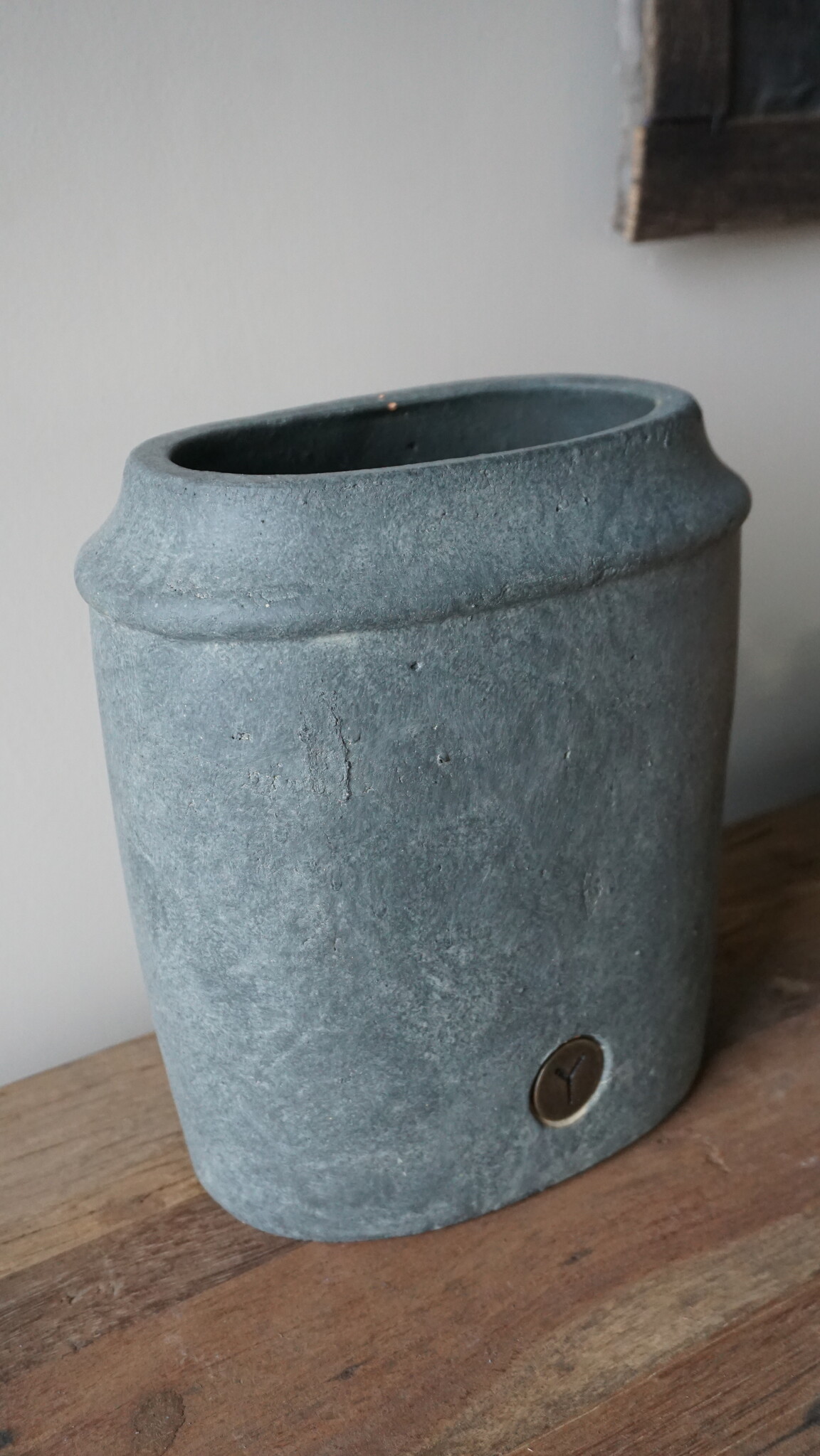 Brynxz Plantenbak Ovaal | Majestic Vintage | H26xB24xD15 cm