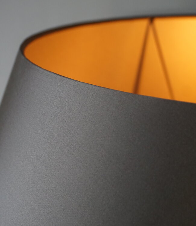 Luksa Home Collection Lampenkap Rond Taps brons 60x40x25.5 Cm