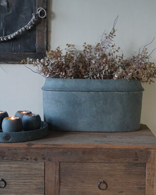 Brynxz Plantenbak Ovaal | Majestic Vintage | H22xB44xD20 cm