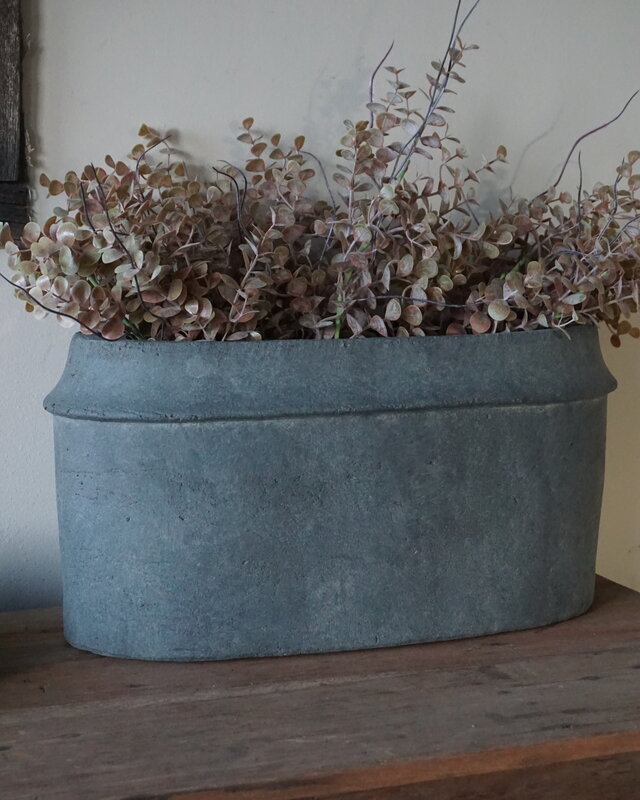 Brynxz Plantenbak Ovaal | Majestic Vintage | H22xB44xD20 cm