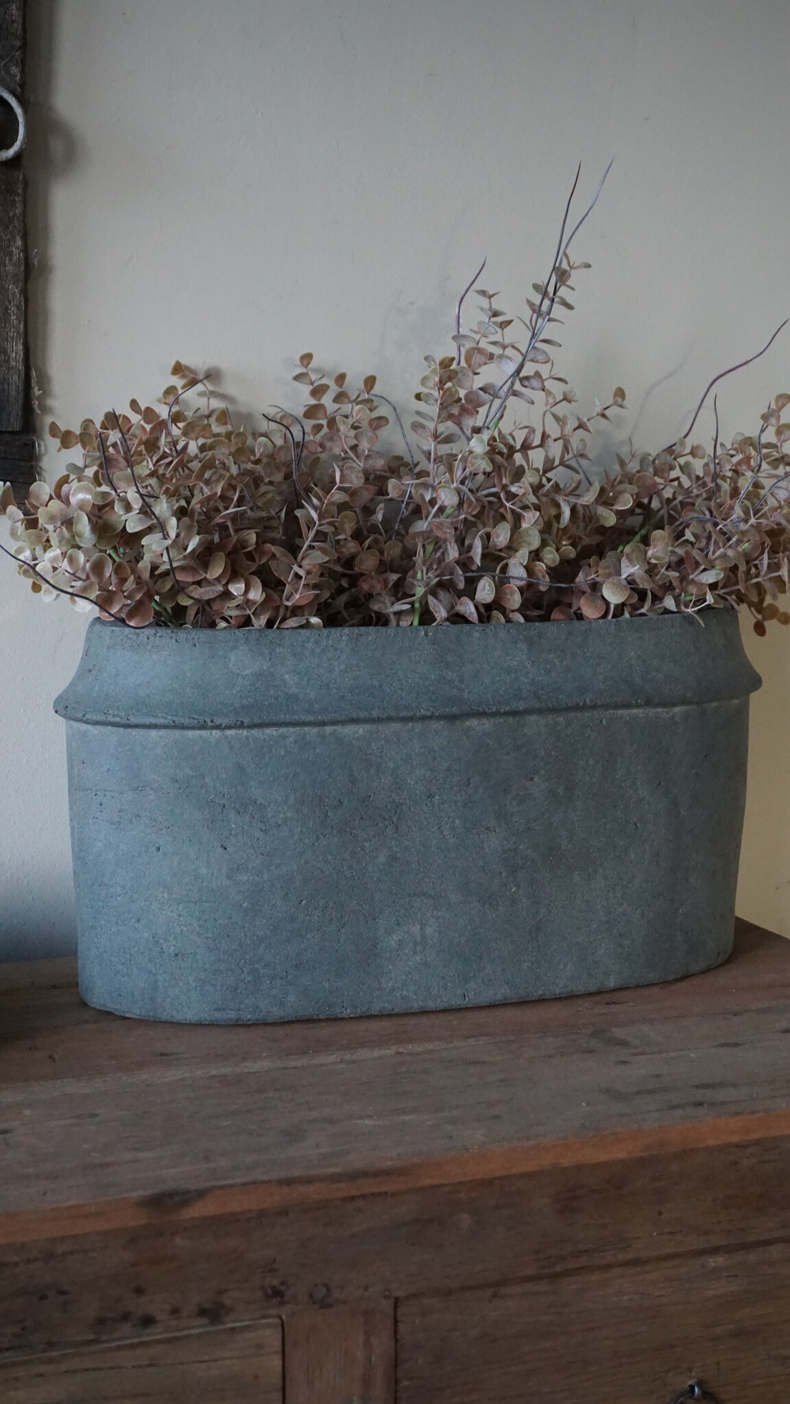 Brynxz Plantenbak Ovaal | Majestic Vintage | H22xB44xD20 cm