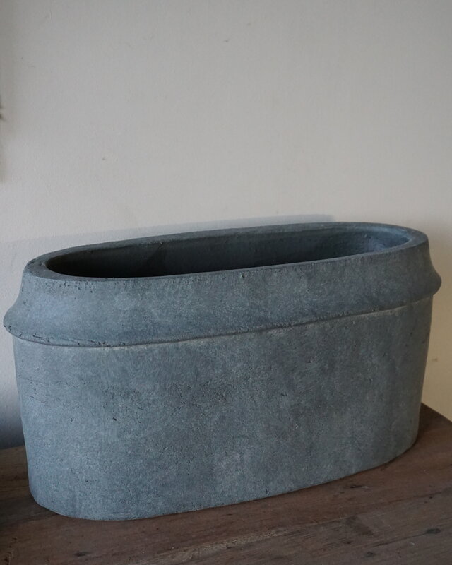Brynxz Plantenbak Ovaal | Majestic Vintage | H22xB44xD20 cm
