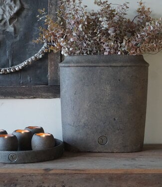 Brynxz Plantenbak Ovaal | Majestic Brown | H36xB34xD15 cm