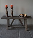 Luksa Home Collection Oud Houten Bankje | H46 x B100 x D29 cm