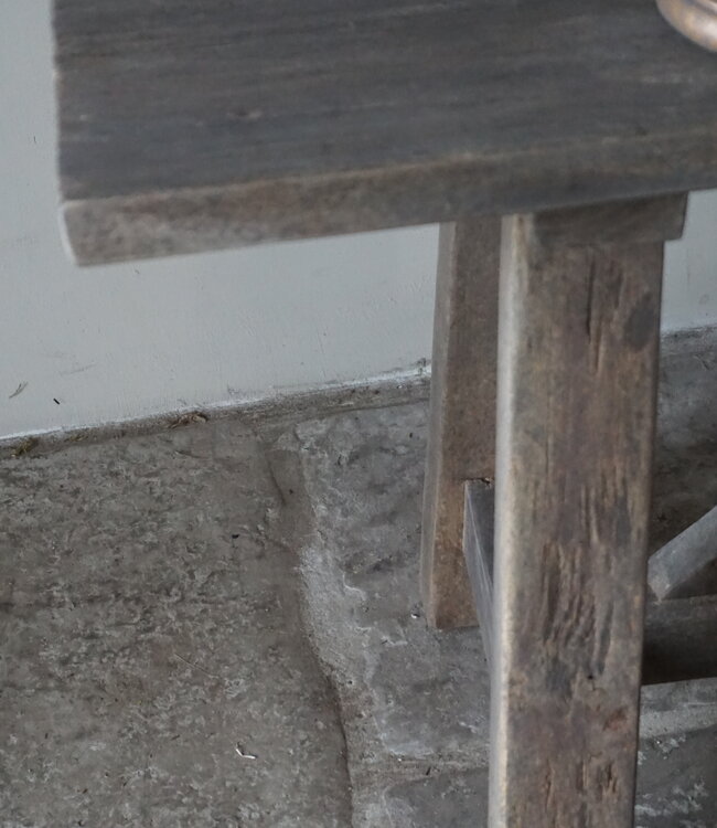 Luksa Home Collection Oud Houten Bankje | H45 x B140 x D28,5 cm