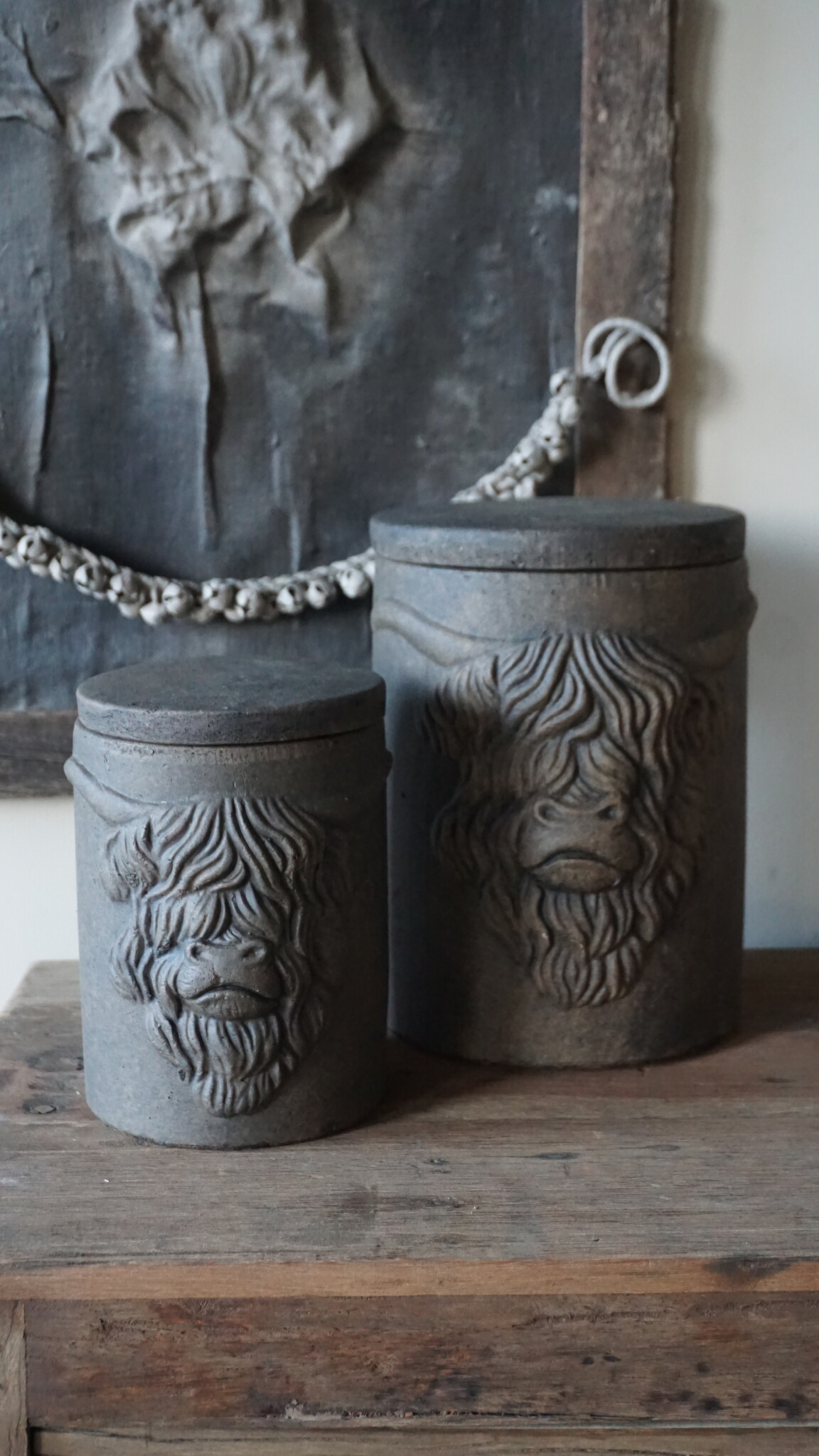 Brynxz Pot Met Deksel Schotse Hooglander L | H25 x D20