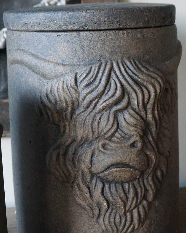 Brynxz Pot Met Deksel Schotse Hooglander L | H25 x D20