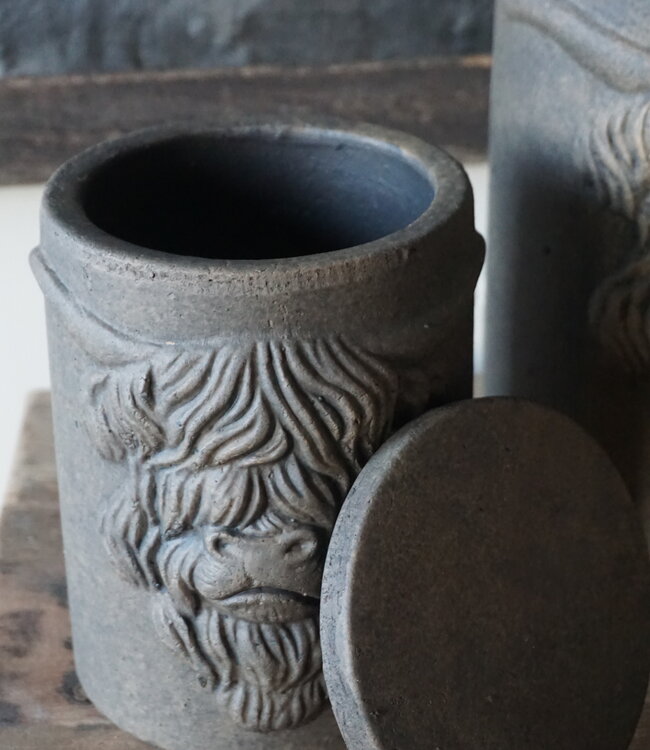 Brynxz Pot Met Deksel Schotse Hooglander L | H25 x D20