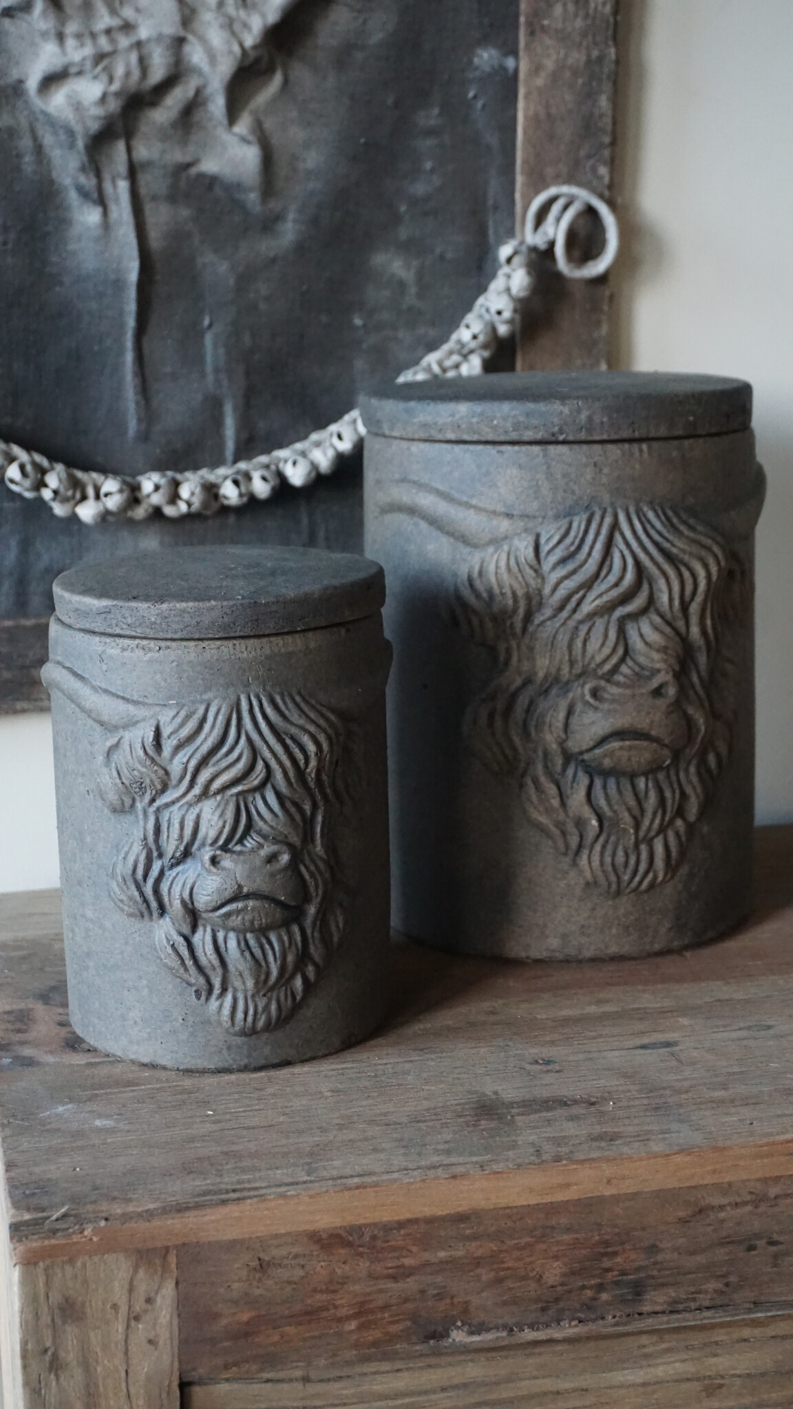 Brynxz Pot Met Deksel Schotse Hooglander M | H19 x D15
