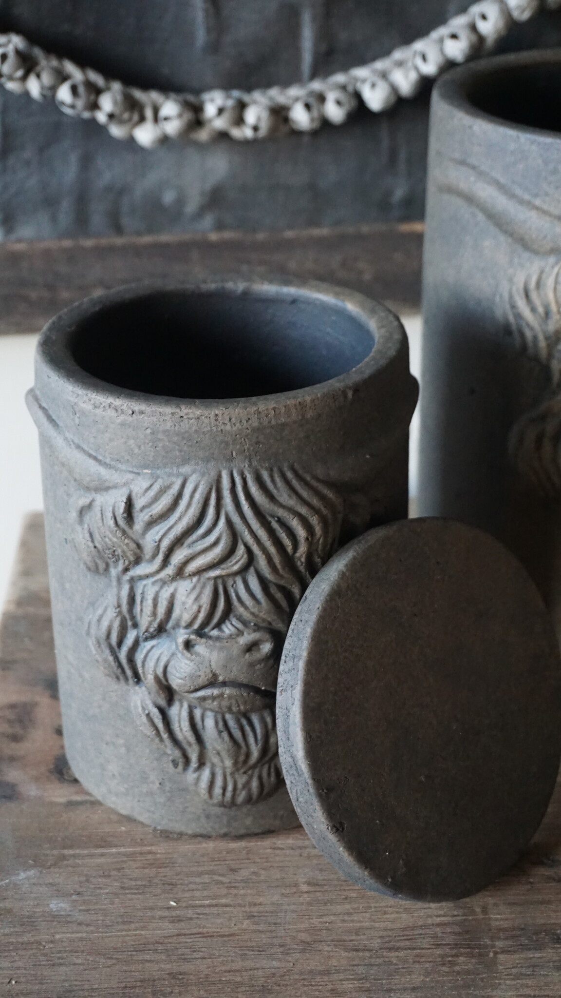 Brynxz Pot Met Deksel Schotse Hooglander M | H19 x D15
