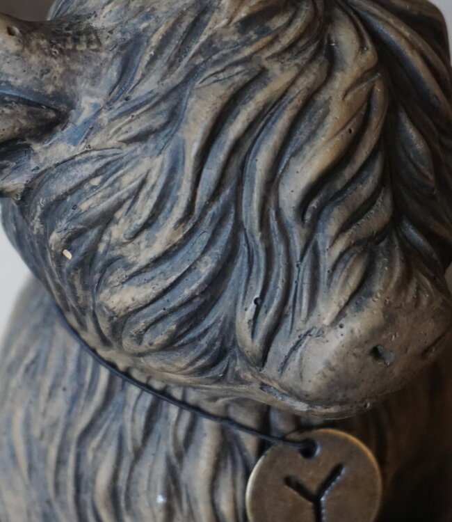 Brynxz Zittende Schotse Hooglander | Majestic Brown | H16xD14 cm