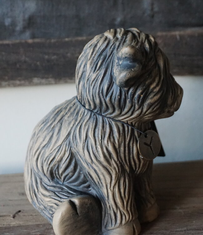 Brynxz Zittende Schotse Hooglander | Majestic Brown | H16xD14 cm