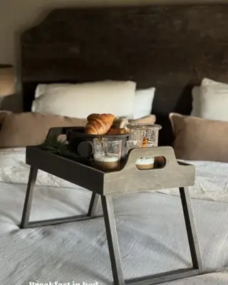 Aura Peeperkorn Dienblad Op Pootjes | Bedtafeltje | H36xB65xD31 cm