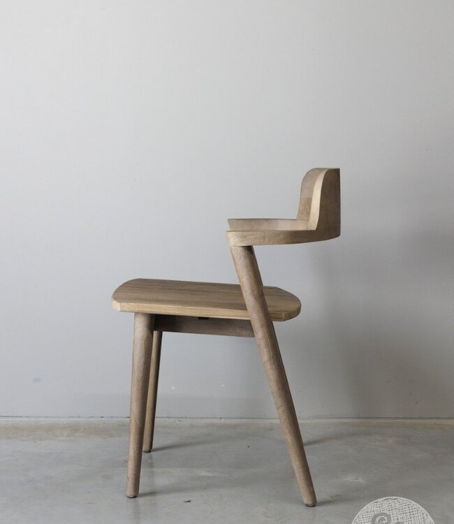 Be-Uniq Eetkamerstoel Rosa | Light Finish | Teakhout