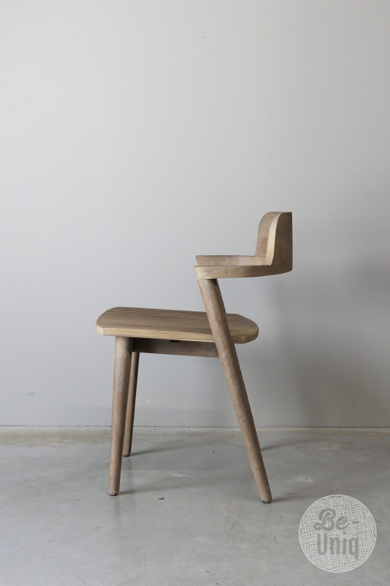 Be-Uniq Eetkamerstoel Rosa | Light Finish | Teakhout