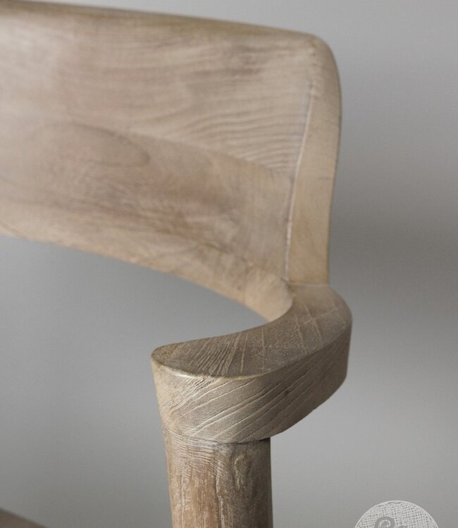 Be-Uniq Eetkamerstoel Rosa | Light Finish | Teakhout