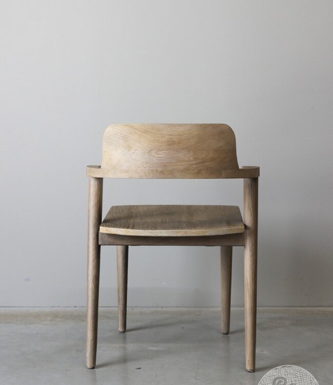 Be-Uniq Eetkamerstoel Rosa | Light Finish | Teakhout